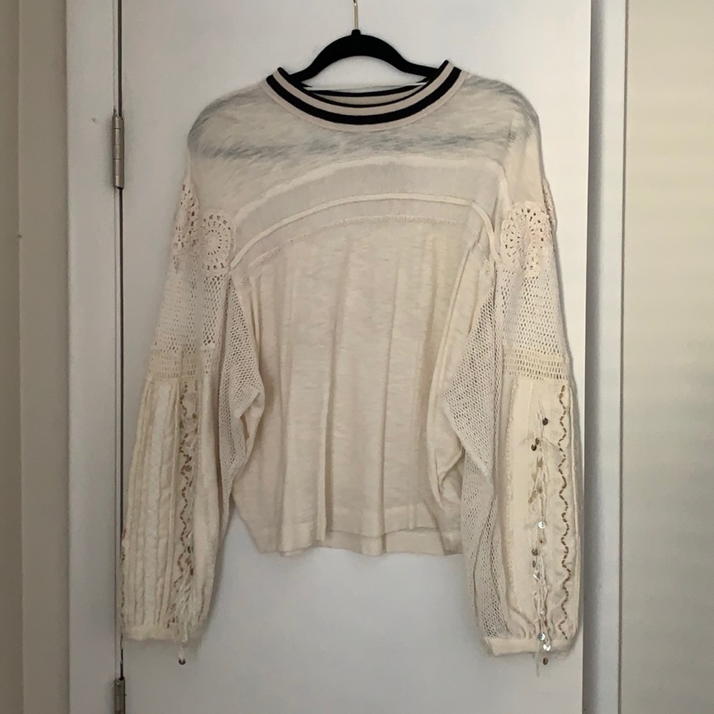 Free People Fringe Sweater